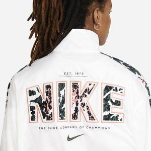 Nike Sportswear Repel Jacket White DM8301-100 Floral Print Size Large NWT $110